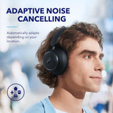 Anker Soundcore Space Q45 Adaptive Active Noise Cancelling Headphones, Black