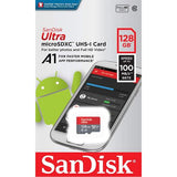 Sandisk Ultra 128GB UHS-I Class 10 Microsdxc Memory Card